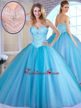 2016 Most Popular Ball Gown Baby Blue Quinceanera Dresses with Beading SJQDDT383002-1FOR