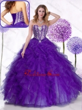 2016 Most Popular Sweetheart Quinceanera Gowns with Beading and Ruffles SJQDDT453002FOR