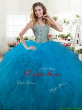 Best Selling Big Puffy Quinceanera Dress with Beading and Ruffles YYPJ063-1FOR
