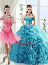 Classical Big Puffy Beaded Detachable Sweet 16 Dresses in Rolling FlowerSJQDDT556002AFOR