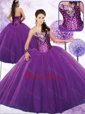 Discount Ball Gown Quinceanera Dresses with Beading and Sequins SJQDDT466002FOR