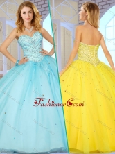 New Style Sweetheart Quinceanera Dresses with Beading for 2016 SJQDDT380002-2FOR
