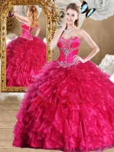 2016 Fashionable Sweetheart Sweet 16 Dresses with Beading and Ruffles  SJQDDT470002-1FOR
