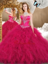 2016 Inexpensive Sweetheart Ball Gown Quinceanera Gowns with Ruffles SJQDDT474002-2FOR