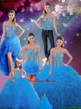 2016 Summer Cheap Sweetheart Beaded and Ruffles Detachable Quinceanera Dresses QDDTA5002ZHTZ001-6FOR 
