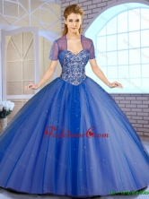 Perfect Ball Gown Sweet 16 Dresses with Beading for 2016 SJQDDT163002A-2FOR