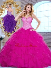 2016 Pretty Sweetheart Beading and Ruffles Quinceanera Dresses in Fuchsia SJQDDT379002-2FOR