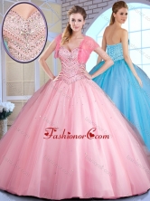2016 Top Selling Ball Gown Ball Gown Sweet 16 Dresses with Beading SJQDDT383002FOR