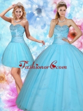 Recommended 2015 Discount Sweetheart Beaded Quinceanera Dress in Baby Blue QDZY735TZFOR