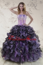 Recommended Pretty 2015 Sweet 16 Dresses with Appliques and Ruffles XFNAO5744TZFXFOR