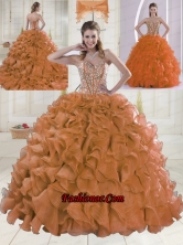 Fashionable Ball Gown Brush Train Quinceanera Dresses with Sweetheart XLFY091906B-16FOR