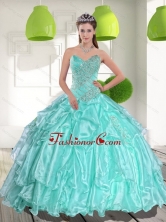 Latest Ball Gown Sweetheart Appliques and Beading Quinceanera Dresses QDDTC37002FOR