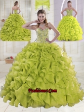 Most Popular Sweetheart Brush Train Beading Quinceanera Dresses XLFY091906B-18FOR