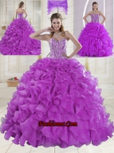 On Sale Sweetheart Beading Quinceanera Dresses with Brush Train XLFY091906B-10FOR