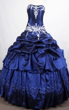 Beautiful Ball Gown Strapless Floor-length Quinceanera Dresses Style FA-C-028