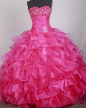 Exclusive Ball Gown Sweetheart Neck Floor-length Quinceanera Dress LZ426039