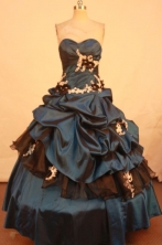 Modest Ball gown Sweetheart neck Floor-Length Quinceanera Dresses Style FA-Y-46