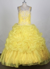 Popular Ball gown Strap Floor-length Quinceanera Dresses Style FA-W-r95