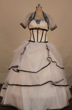 Pretty Ball gown Strapless Floor-Length Quinceanera Dresses Style FA-Y-31