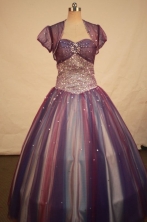 Pretty Ball gown Sweetheart neck Floor-Length Quinceanera Dresses Style FA-Y-61