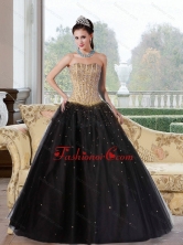 2015 Unique A Line Multi Color Quinceanera Dresses with Beading QDDTD15002FOR