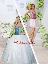 2016 Unique Sweetheart High Slit Detachable Quinceanera Dresses SJQDDT249001-1FOR 