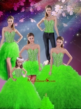Luxurious 2016 Winter Beaded Sweetheart Detachable Quinceanera Dresses with Floor Length QDDTA5002ZHTZ001-7FOR