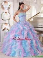 Unique  Ball Gown Sweetheart Floor Length Quinceanera Dresses for 2016 PDZY334AFOR