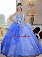Luxurious Spaghetti Straps 2015 Quinceanera Dresses with Beading QDDTA27002-2FOR