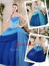 2016 Beautiful Sweetheart Beading Quinceanera Gowns for Fall QDDTF1002FOR 