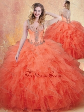2016 Simple Straps Sweet 16 Dresses with Ruffles and Appliques SJQDDT423002FOR