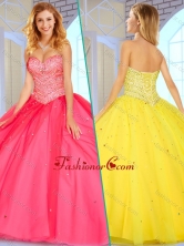 2016 Simple Sweetheart Ball Gown Sweet 16 Gowns with Beading SJQDDT380002FOR