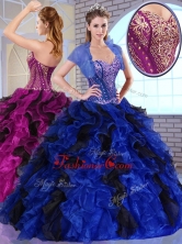 Simple Ball Gown Appliques and Ruffles Quinceanera Dresses for Fall  QDDTO2002-2FOR