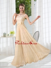 Bateau Empire Dama Dress with Lace and Belt BMT016DFOR