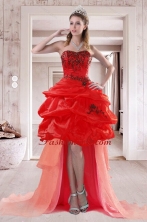 2015 Pretty Sweetheart Dama Dresses with Embroidery and Ruffles  XFNAO508TZBFOR