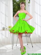 2016 Summer A Line Sweetheart Dama Dresses in Spring Green BMT001B-11FOR