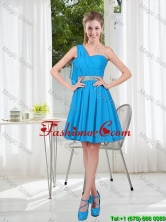 Affordable Short One Shoulder Dama Dress with Beading BMT001A-6FOR