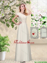 Elegant Champagne One Shoulder Dama Dresses with Appliques BMT060AFOR