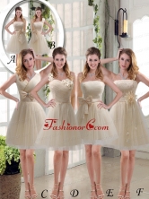 Elegant Princess Mini Length Lace Dama Dress with Bowknot BMT003FOR