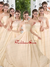 Empire Ruching 2015 Floor Length Dama Dress BMT016FOR 