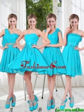 Informal Dama Dress with Ruching for 2016 BMT001-7FOR