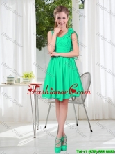 Popular A Line Straps 2015 Dama Dress for Wedding Party BMT001C-10FOR
