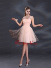 Straps Appliques Dama Dresses in Baby Pink BMT022AFOR