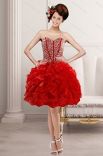 2015 Elegant Sweetheart Prom with Beading and Ruffles XFNAO5781TZCFOR
