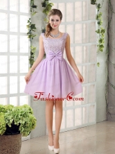 2015 Most Beautiful Chiffon A Line Prom Dress with Bowknot BMT010BFOR