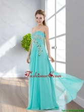 2016 Elegant Empire Floor Length Applique Prom Dresses with Beading FVPD159PSFOR 
