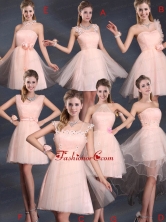 Baby Pink Mini Length 2015 The Most Popular Prom Dresses BMT022FOR