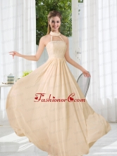 Halter Empire 2015 Classical Prom Dress with Lace BMT016EFOR 