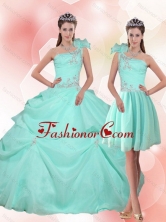 2015 New Arrival Apple Green Quinceanera Dress with Appliques QDZY640TZFOR