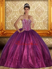 Brand New Beading Sweetheart Ball Gown Sweet 15 Dress for 2015 QDDTA32002FOR
